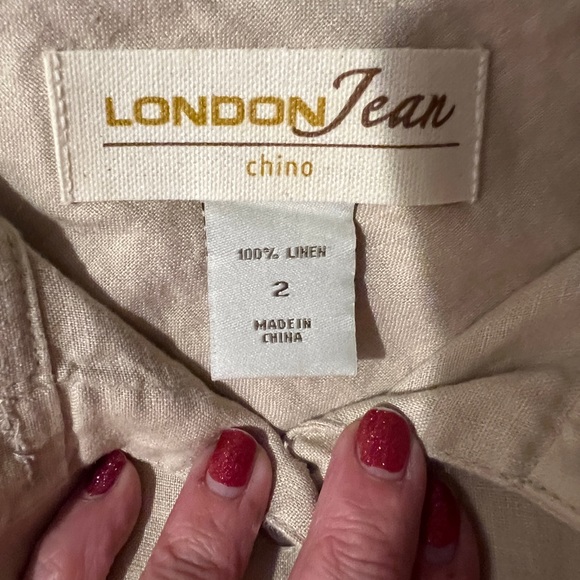 London Jean linen skirt - Picture 3 of 3